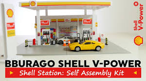 I've read a lot of bad things about ethanol in high performance engines. Shell Station Bburago Shell V Power Self Assembly Kit Youtube