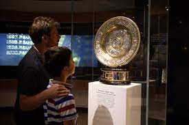 The central image embossed on the dish displays sophrosyne. Wimbledon Lawn Tennis Museum On Twitter The Ladies Singles Trophy Sometimes Called The Rosewater Dish Or Venus Rosewater Dish First Presented In 1886 And Inscribed With Every Ladies Singles Winner To Date