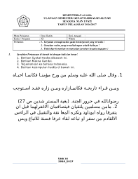 Mata pelajaran qur'an hadits merupakan mapel wajib sebagai sub mapel pai yang khusus ada di madrasah termasuk madrasah ibtidaiyah (mi), selain itu juga terdapat sub mapel download rpp quran hadits mi kurikulum 2013. Soal Ilmu Hadits Kelas Xi Dunia Sekolah