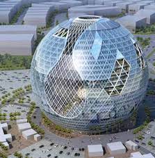 Its ceiling dome and gypsum crown molding in rich texture enhances the home interior making it appeal more. Eco Dome In Dubai Futuristic Architecture Unique Architecture Amazing Architecture