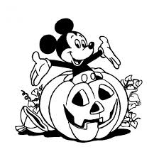 La sorcière prépare une potion. Coloriage Halloween Citrouille Et Mickey Dessin Gratuit A Imprimer