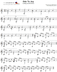 Ode To Joy Fingerstyle Guitar Sheet Music Ode To Joy Fingerstyle Guitar Fingerstyle Guitar Lessons