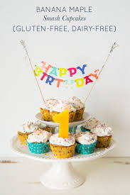 We're celebrating my 5th blog anniversary with these dairy free vanilla cupcakes with vanilla buttercream frosting. Banana Maple Smash Cupcakes Gluten Free Dairy Free Real Food Whole Life