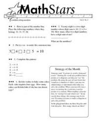 Math Stars A Problem Solving Newsletter Grade 2 2nd 4th Grade Worksheet Problem Solving Math Consumer Math