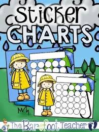 Rainy Day Buddies Sticker Incentive Charts Full Color And