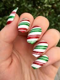 Fake Nails Candy Cane Nails Christmas Nails Press On Nails Christmas Candy Cane Nails Christmas Nail Designs Christmas Nails Acrylic