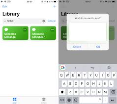 The variable is placed inline in the text field (at the original insertion point). 3 Ways To Schedule Text Messages Iphone Shortcuts Automation Chrunos