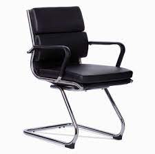 Modern visitor and conference chairsoft fabric covered foam seat with sliding function for extra comfortpowder coated steel frame. 5 Modern Office Visitor Chairs Designs Urban Hyve