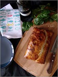 Saumon En Croute Aux Epinards Champignons Vanille Poivre Rose Saumon En Croute Saumon Epinard
