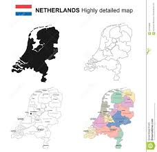 Schau dir angebote von regionen auf ebay an. Die Niederlande Lokalisierte In Hohem Grade Ausfuhrliche Politische Karte Mit Stock Abbildung Illustration Von Politik Nation 101678800