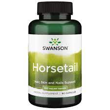 Amazon.com: Swanson Horsetail - 草本補充劑,支持健康的頭髮、皮膚和指甲- 骨骼健康和泌道支撐的天然成分- (90  粒膠囊,每粒500 毫克) : 美容與個人護理