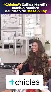 “Chicles”: Galilea Montijo cambia nombre del disco de Jesse & Joy 😵‍💫🍬🍬
