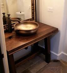 sink cutouts in custom wood countertops