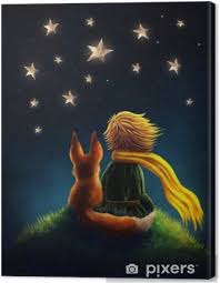 Dessine les coloriages le petit prince et le renard de dessin et coloriage en ligne pour enfants. Tableau Sur Toile Petit Prince Personnes Le Petit Prince Tatouage Petit Prince Renard Petit Prince