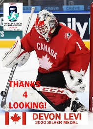 He was drafted 212th overall by the florida panthers in the 7th round of the 2020 nhl entry draft. Devon Levi 2021 Canada World Junior Championships Hockey Card