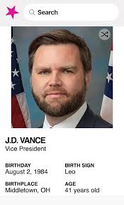 JD Vance is younger than Nicki Minaj : r/BarbaraWalters4Scale