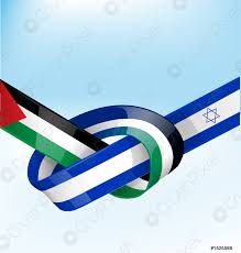 Mas você sabe a origem do conflito entre o povo judeu de israel e o palestino? Bandera De Cinta De Palestina E Israel Vector De Stock Crushpixel