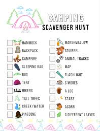 Check spelling or type a new query. Camping Scavenger Hunt Printables Mom Wife Busy Life