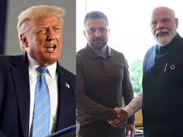 યુક્રેનના ઝેલેન્સકીએ ટ્રમ્પના ભારત પરના ટેરિફને સમર્થન આપ્યું, કહ્યું ‘ટેરિફ લગાવવાનો યોગ્ય વિચાર‘