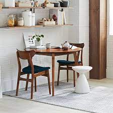 Mid Century Rounded Expandable Dining Table Expandable Dining Table Round Dining Table Dining Table
