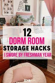 Dorm Room Storage Ideas 11 Brilliant Dorm Room Storage Ideas By Sophia Lee Dorm Room Storage College Dorm Organization Dorm Organization