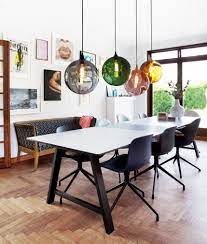 Molecule Mouth Blown Glass Pendant 2 Sizes Dining Table Lighting Interior Design Furniture Salon Interior Design