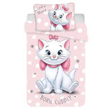 Marie, my little one, you're going to be as beautiful as your mother. Disney Baby Kinder Bettwasche Aristocats Marie Rosa Weisse Punkte 135x100 60x40 Neu Baby Sweets De