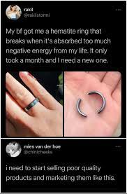 Hematite is a metallic looking gemstone that has an intriguing look when set into jewelry. Why Do People Buy These Facepalm