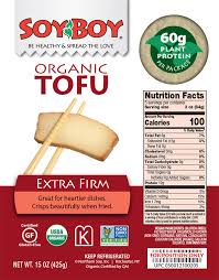 Extra firm tofu has the tightest curds and can stand up to hearty cooking methods, such as pan frying and baking. Extra Firm Tofu Organic Gluten Free Kosher Non Gmo Soyboy