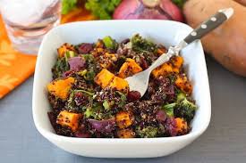Quinoa Salad With Sweet Potatoes Kale Dried Cranberries Roasted Sweet Potatoes Salad With Sweet Potato Sweet Potato Kale
