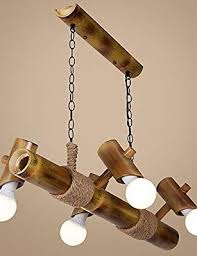 American Country Balcony Bamboo Rope Chandelier Chandelier Amazon Com Bamboo Lamp Bamboo Decor Rope Chandelier