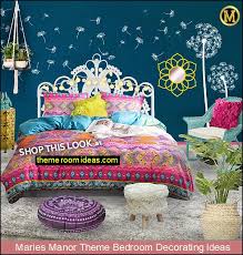 Highlights of teal blue add details of colour together with the artwork collection. Decorating Theme Bedrooms Maries Manor Boho Decor Bohemian Bedding Boho Chic Decor Boho Theme Decorating Ideas Bohemian Chic Bedroom Decor Boho Gypsy Decorating Style Bohemian