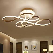 Led Deckenleuchte I Cbjktx Deckenlampe 75cm 110w Dimmbar Mit Fernbedienung Wohnzimmerlampe Alum Kron Wohnzimmerlampe Badezimmerlampe Deckenleuchte Schlafzimmer