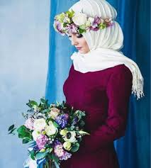 صور اطواق ورد للمحجبات 2017