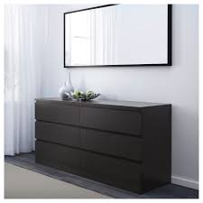 Malm Kommode Mit 6 Schubladen Schwarzbraun Ikea Deutschland Wide Chest Of Drawers Black Bedroom Furniture 6 Drawer Dresser