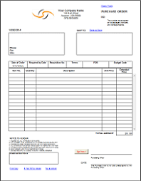 Purchase Order Template Purchase Order Form Software