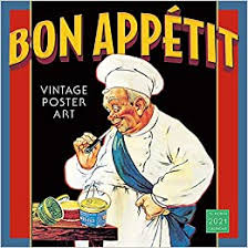 2021 Bon Appetit Vintage Poster Art 16 Month Wall Calendar Sellers Publishing Buyenlarge Buyenlarge 9781531909901 Amazon Com Books