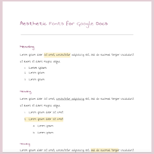 Check out this document for the fonts: Aesthetic Fonts On Google Docs