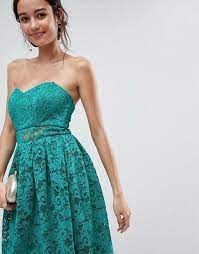 It's a place to develop your own style and be inspired… and, of course, to shop. Asos Asos Vestito Midi Da Cerimonia A Fascia In Pizzo Midi Prom Dress Strapless Dress Formal Prom Dresses