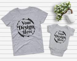 Mockup Tshirt Heather Grey Parent Baby Mockup Mom Kid Flat Lay Etsy In 2020 Mockup Free Psd Free Psd Mockups Templates Free Packaging Mockup