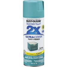 Maybe you would like to learn more about one of these? Rust Oleum Painter S Touch 2x Ultra Cover 12 Oz Satin Paint Primer Spray Paint Vintage Teal Hills Flat Lumber