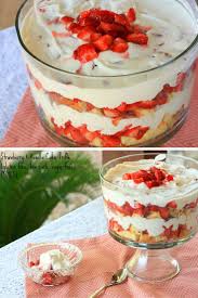 Strawberry Vanilla Cake Trifle Recipe With Images Sugar Free Recipes Trim Healthy Mama Dessert Trifle Recipe
