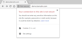 To check a site's security, to the left of the web address, look at the security status: Chrome Marking All Http Sites As Not Secure Beirut In