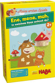 Versuch mahl um aus dieses geister haus zu entkommen! Haba 301855 Meine Ersten Spiele Hallo Kuh In Welchem Haus Wohnst Du Kaufen Spielwaren Thalia