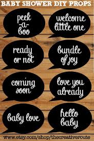 Download this free vector about baby shower invitation card design, and discover more than 13 million professional graphic resources on freepik. Shower Baby Cut Out Baby Shower Photo Booth Props Printable