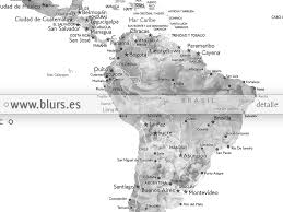 Mapa de américa con nombres de países y capitales en español para imprimir. Mapamundi Con Textos En Espanol