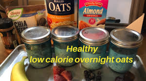 Similar to oatmeal, overnight oats are oats that are soaked overnight and. Healthy Low Calorie Overnight Oats Pjsthriving Youtube