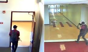 Some of the most shocking investigations have involved hollywood stars. Horrifying New Images Of Parkland Massacre Show Nikolas Cruz Stalking Halls Of School With Ar 15 Daily Mail Online