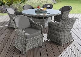 Baidani Diningset Fortune 19 Tlg 6 Stuhle Tisch O 150 Cm Inkl Auflagen In 2020 Gartenmobel Sets Gartenmobel Gartenstuhle