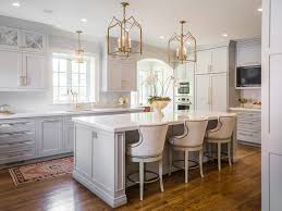 after soft gray kitchen remodel